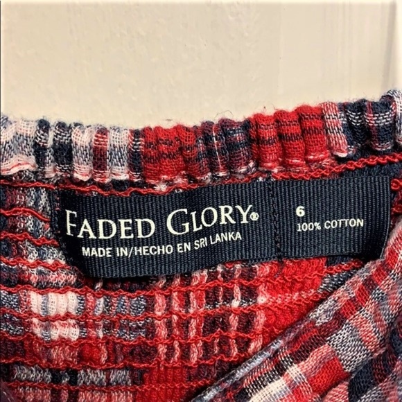 Faded Glory Sun Dress Size S Plaid - Picture 3 of 5